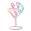 Cocktail e aperitivi icona